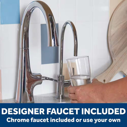 Under Sink Dual Sta Water Filtration System with Faucet