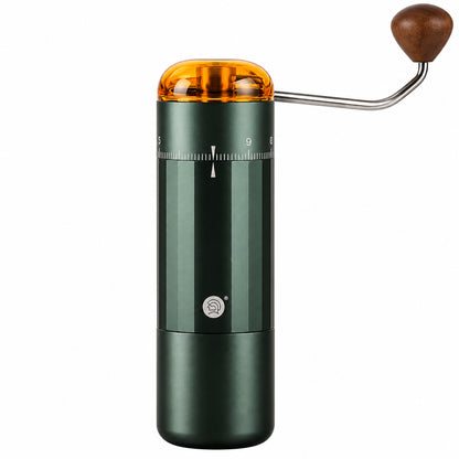 Manual Coffee Grinder, Z5 Hand Coffee Grinder with 25G Capacity External Adjustable Knob, Manual and Electric Dual Mode Grinder, Espresso, Mocha, Pour-Over, French Press Green
