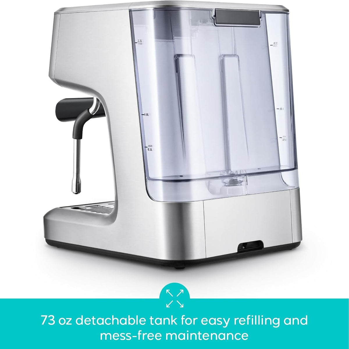 Ultra Espresso Machine, Barista Espresso Maker with Steam Wand