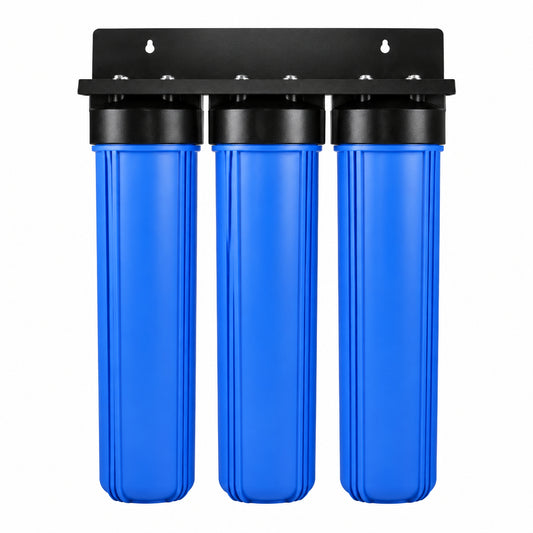 3-Stage Whole House Water Filtration System, Reduces PFAS, Lead, Chloramine, Chlorine, Sediments and More