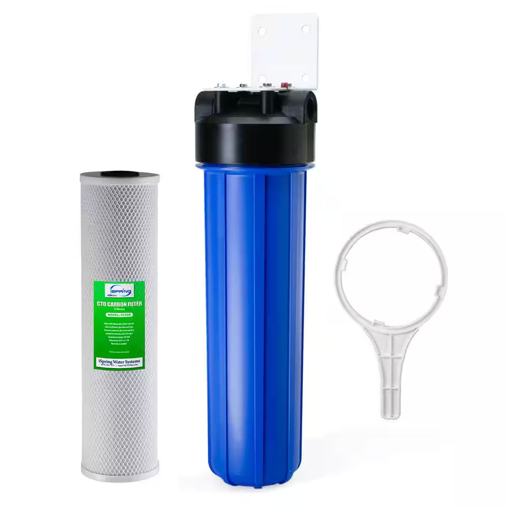 1-Stage Whole House Water Filtration System with 20 In. Carbon Block