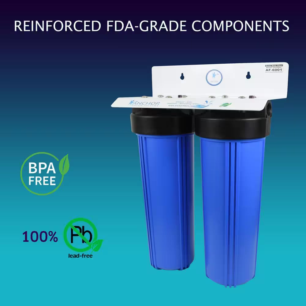 2-Stage Whole House Water Filtration System